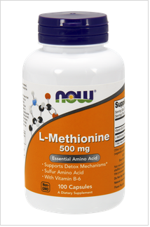Л - Метионин 500 мг| L-Methionine | Now Foods, 100 капс 