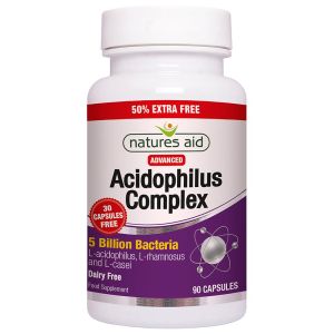 Ацидофилус Комплекс 5 милиарда | Acidophilus | Nature's Aid 90 капс