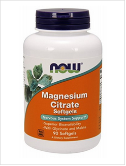 Магнезий Цитрат, Малат, Глицинат | Magnesium Citrate, Malate | Now Foods, 90 дражета