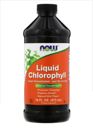 Хлорофил течен | Liquid Chlorophyll | Now Foods, 473 мл.