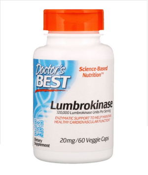 Лумброкиназа ензим | Lumbrokinase Doctor's Best