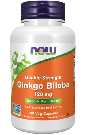Гинко Билоба Екстракт 120 мг | Ginkgo Biloba | Now foods, 100 капс  