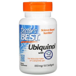 Убиквинол 100 мг  | Ubiquinol CoQ10 Kaneka | Doctor's Best, 60 драж 