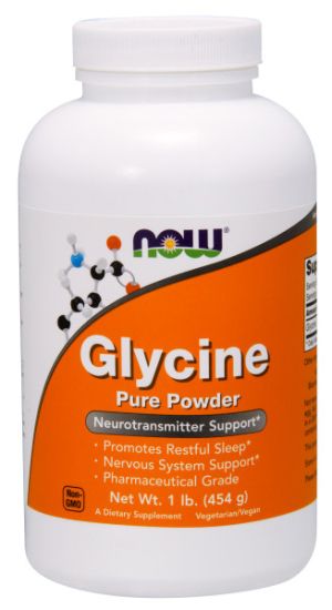 Глицин на прах 454 гр |  Glycine powder | Now Foods 