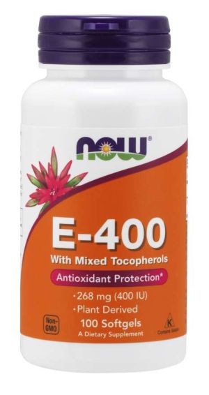 Натурален Витамин Е - 400 |  Vitamin E 400 IU Mixed Tocopherols 