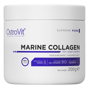 Рибен Колаген на прах | Хидролизиран | Marine Collagen | Ostrovit, 200 гр 