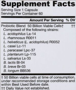 Ултра пробиотик Дофилус 50 млрд | Ultra Jarro-Dophilus  