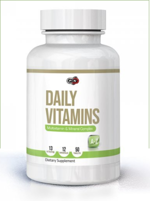 Мултивитамини | Daily Vitamins | Pure Nutrition, 50 табл 