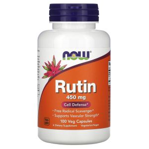 Рутин 450 мг Биофлавоноид | Rutin | Now Foods, 100 капс 