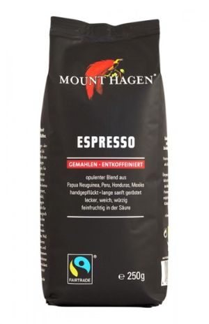 Био мляно кафе | Без кофеин | Mount Hagen, 250 гр  