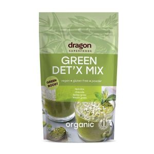 Био Зелен детокс микс 200 гр| Green Det'X Mix Powder | Dragon Superfoods 