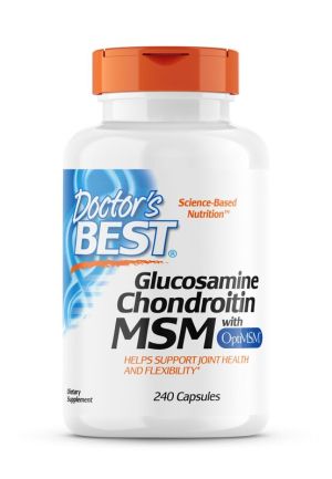 Глюкозамин, Хондроитин, МСМ | Glucosamine Chondroitin MSM | Doctor's Best, 240 капс  