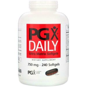 Дейли ултра PGX капсули за отслабване 750 мг | PGX® Daily Ultra Matrix | Natural Factors, 240 драж. 