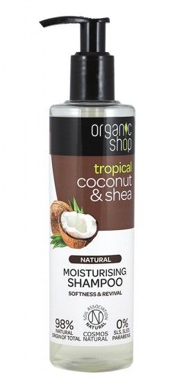 Овлажняващ шампоан Кокос и карите 280 мл | Moisturising Shampoo | Organic Shop 