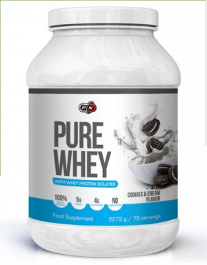 Суроватъчен протеин изолат и концентрат 2270 гр | Pure Whey | Pure Nutrition 