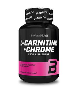 Л - Карнитин с Хром за жени  |  L-Carnitine + Chrome For Her | BioTech USA, 60 капс 