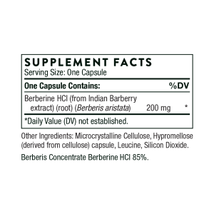 Берберин 200 мг | Berbercap | Thorne, 60 капс 