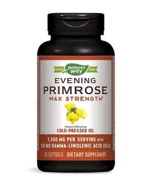 Вечерна иглика масло 1300 мг | Primrose |  Natures Way, 60 капс 