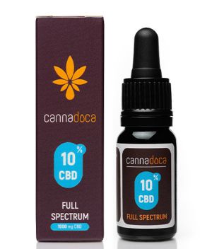 CBD конопено масло 10 % Канабидиол 1000 мг | CBD Oil Full spectrum 10 % | Cannadoca, 10 мл 