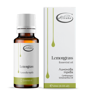 Етерично масло от Лимонена трева | Lemongrass |  Rivana, 10 мл 