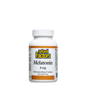 Мелатонин 4 мг | Melatonin | Natural Factors, 90 табл.