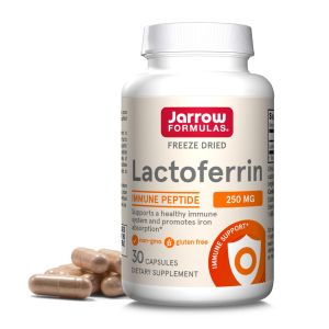 Лактоферин 250 мг | Lactoferrin | Jarrow Formulas, 60 капс