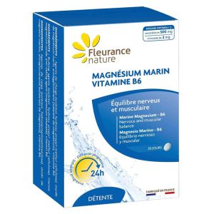 Морски магнезий + Витамин В6 | Magnesium Marin Vitamine B6 | Fleurance Nature, 60 таблетки