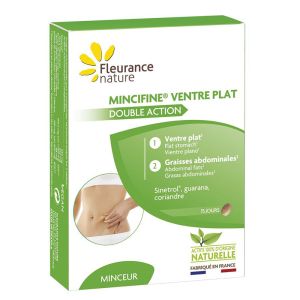 Билкова формула против коремни мазнини | Mincifine® Ventre Plat Double Action | Fleurance Nature, 30 таблетки