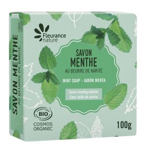 Сапун с Мента| Savon Menthe | Fleurance Nature, 100 гр.