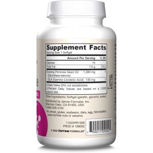 Масло от вечерна иглика 1300 мг | Evening Primrose Oil | Jarrow Formulas, 60 драж. 