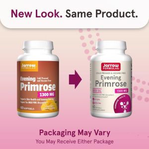 Масло от вечерна иглика 1300 мг | Evening Primrose Oil | Jarrow Formulas, 60 драж. 