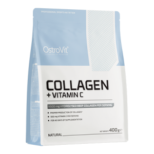 Колаген + Витамин Ц  400 гр | Хидролизиран | Collagen + Vitamin C | Ostrovit