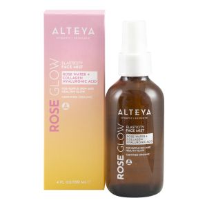 Био мист за лице с хиалурон и колаген | Rose Water, Collagen, Hyaluron Acid | Alteya Organics, 120 мл 