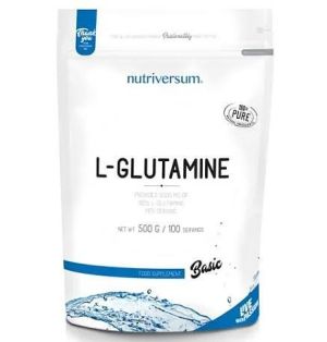 Л- Глутамин 500 гр | L-Glutamine Unflavored | Nutriversum 