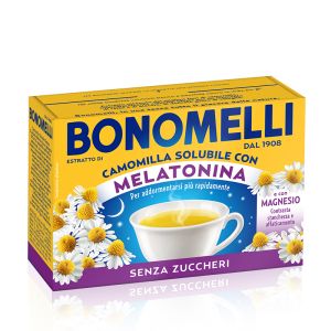 Разтворима напитка Лайка, мелатонин и магнезий | Camomilla Con Melatonina E Magnesio | Bonomelli, 16 сашета  