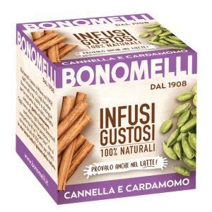 Билков чай с канела и кардамон  | Infusi Gustosi Cannella e Cardamomo | Bonomelli, 10 филтърни пакетчета 