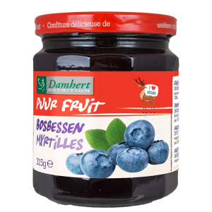  Конфитюр от боровинки без захар| Puur Fruit Confituur Bosbessen | Damhert Nutrition 315 g