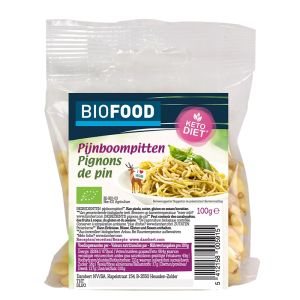 Кедрови ядки БИО | Biofood Pijnboompitten/Pignons de pin | Damhert Nutrition 100 g