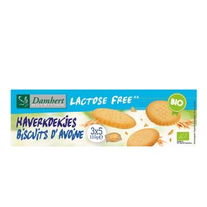 Овесени бисквити без лактоза| Haverkoekjes Biscuits d Avoine - Lactose Free | Damhert Nutrition 110 g