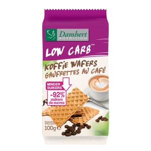 Вафли с крем-кафе нисковъглехидратни | Koffie Wafers gaufreetes au café | Damhert Nutrition 100 g