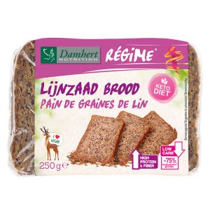 Протеинов нисковъглехидратен хляб| Lijnzaad brood Keto diet | Damhert Nutrition 250 g