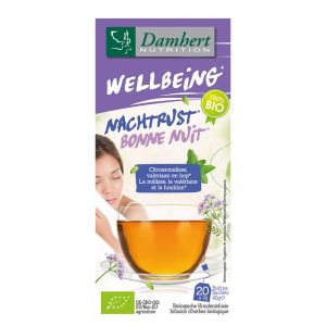 Билков чай за спокоен сън, БИО x 20 филтърни пакетчета| Nachttrust/Bonne Nuit | Damhert Nutrition 