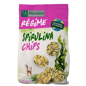 Диетичен чипс от спирулина| Régime Spirulina Chips | Damhert Nutrition 70 g