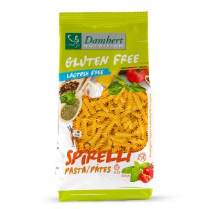 Spirelli Pasta| Спираловидна паста без глутен и лактоза | Damhert Nutrition 250 g
