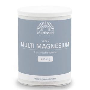 Mулти Магнезий + витамин В6 (веган формула) | Vegan Multi Magnesium| Mattisson Healthstyle, 180 таблетки