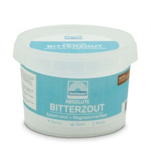 Английска сол (магнезиев сулфат) | Bitterzout – Epsom Zout (Magnesiumsulfaat) | Mattisson Healthstyle, 650 г