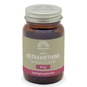 Веган Астаксантин 8 мг | Vegan Astaxanthine | Mattisson Healthstyle, 60 капсули