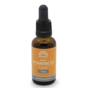 Витамин D3  Веган 25 µг | Vitamine D3 Vegan | Mattisson Healthstyle, 25 мл капки
