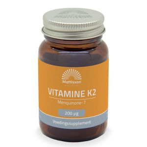 Витамин К2 200 µг | Vitamine K2 | Mattisson Healthstyle, 60 таблетки