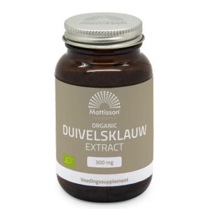 Дяволски нокът (корен) 300 мг | Organic Duivelsklauw Extract | Mattisson Healthstyle, 120 капсули